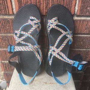 Chaco ZX/2 Classic Sandals, Fiesta Rainbow, W's 9